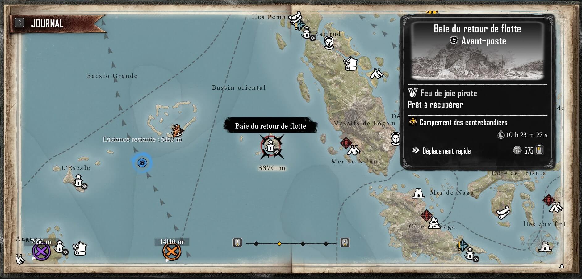 treasure map location
