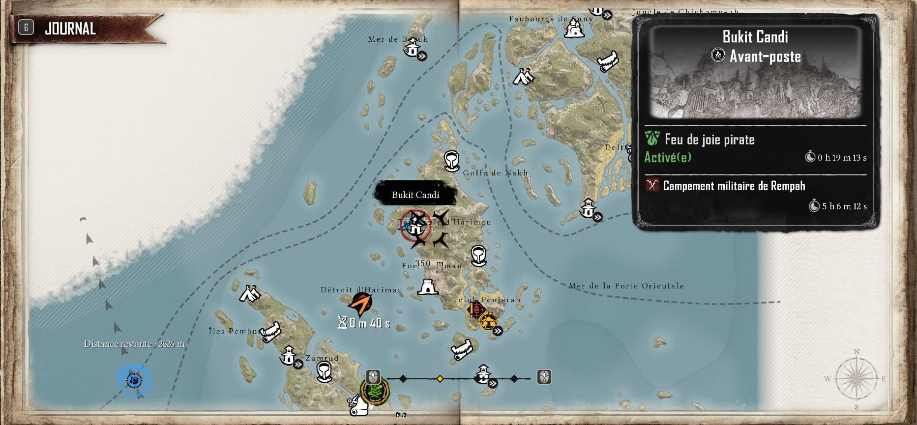 treasure map location