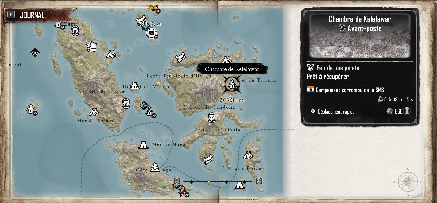 treasure map location