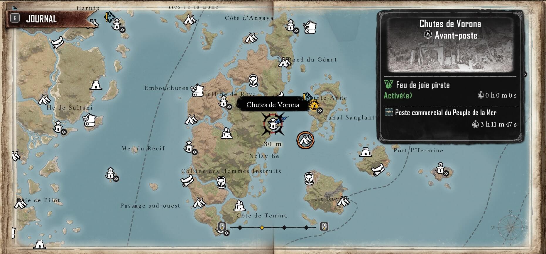 treasure map location