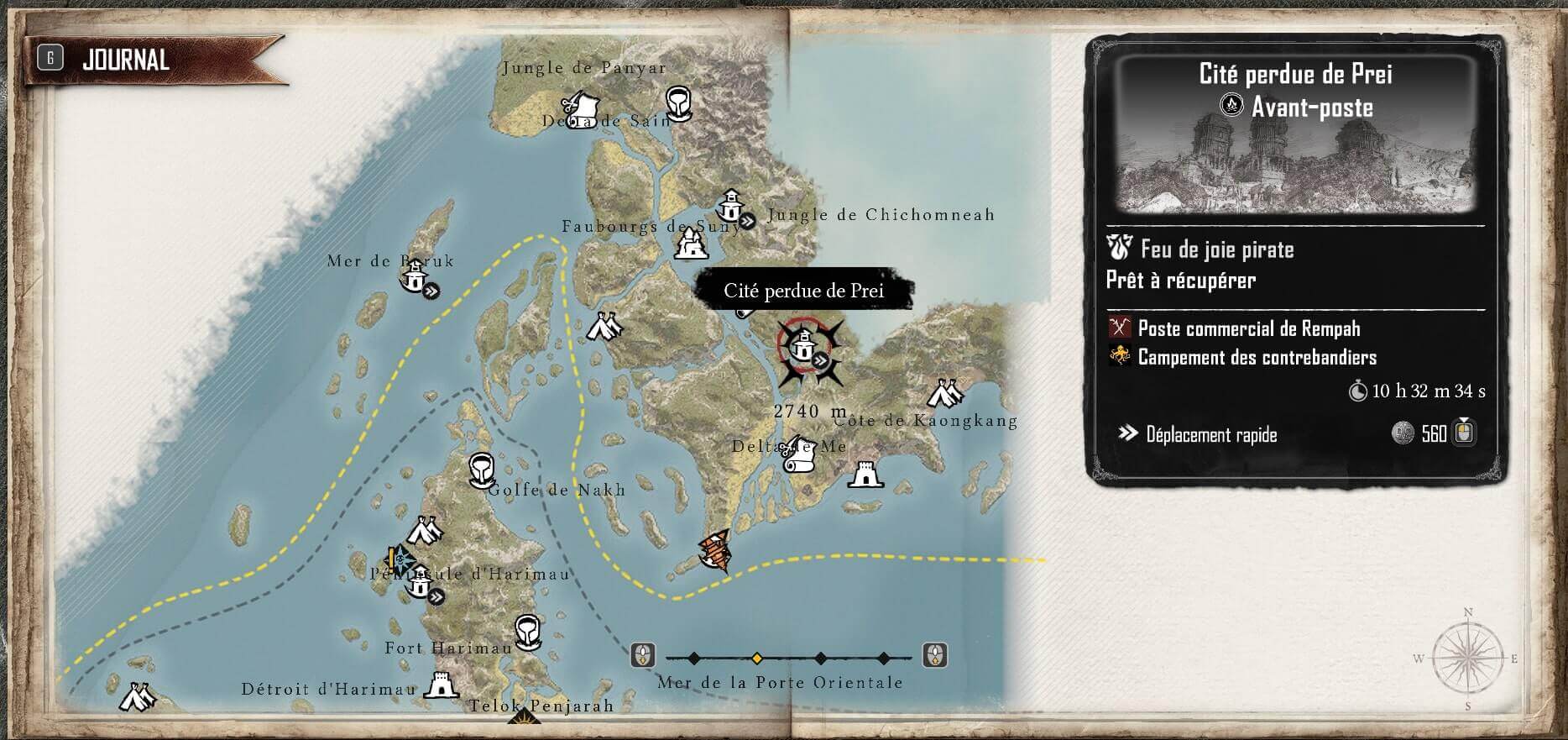 treasure map location