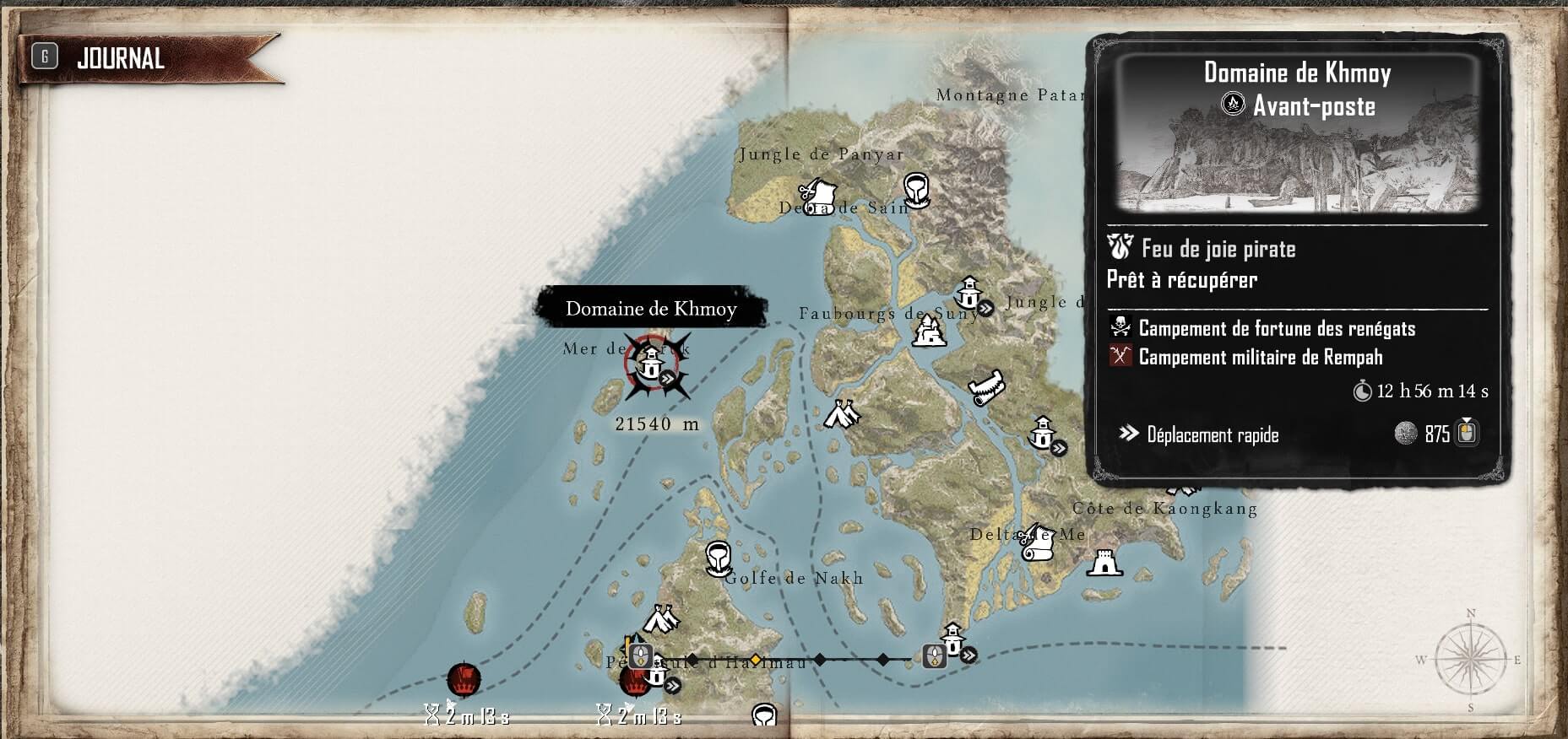 treasure map location