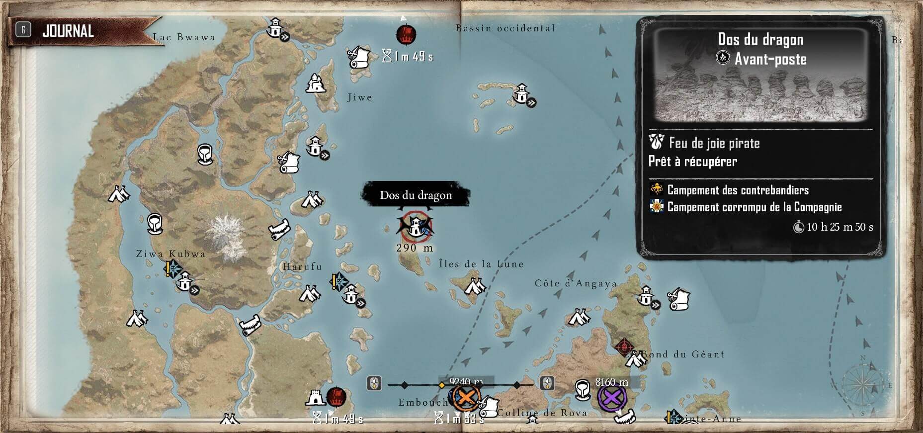 treasure map location