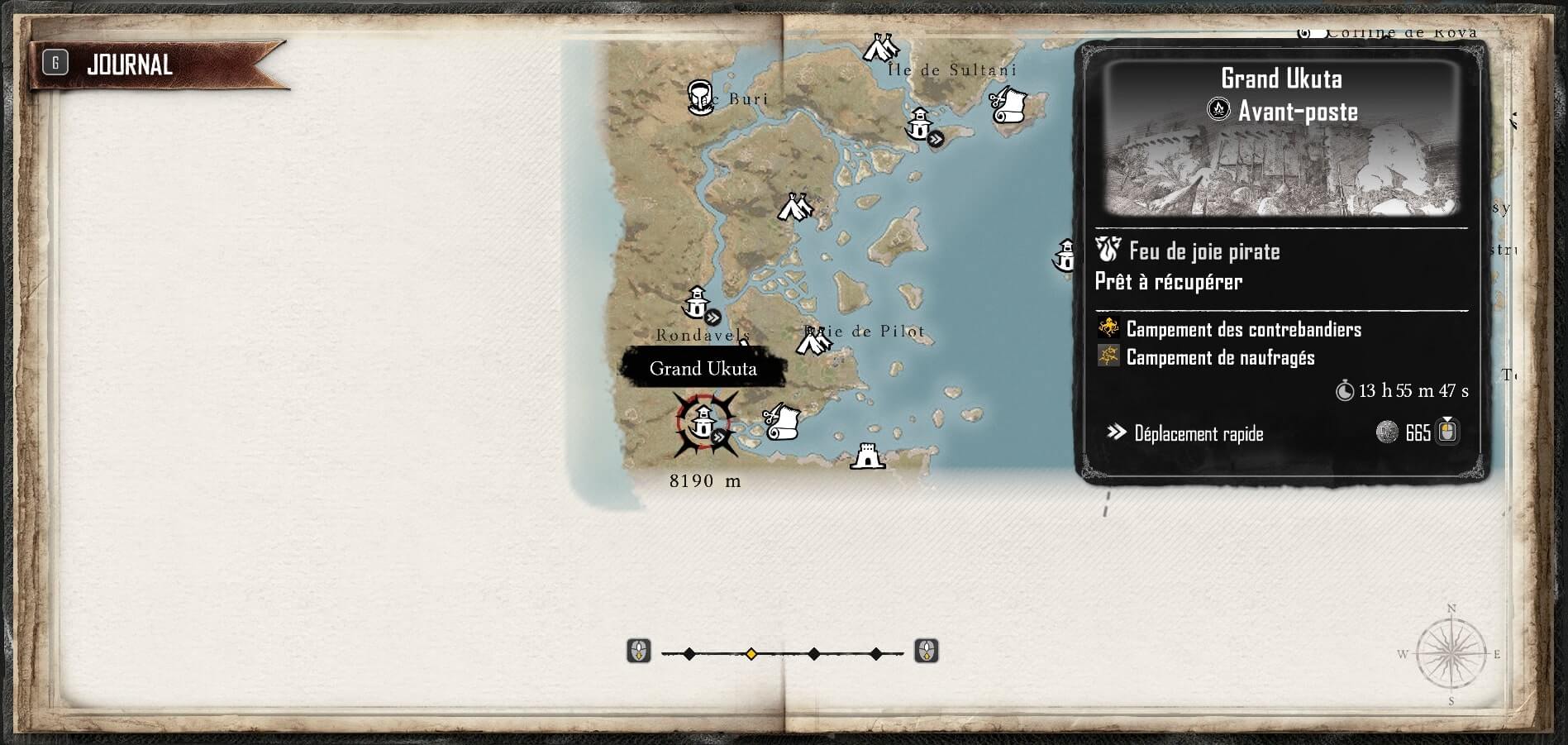 treasure map location