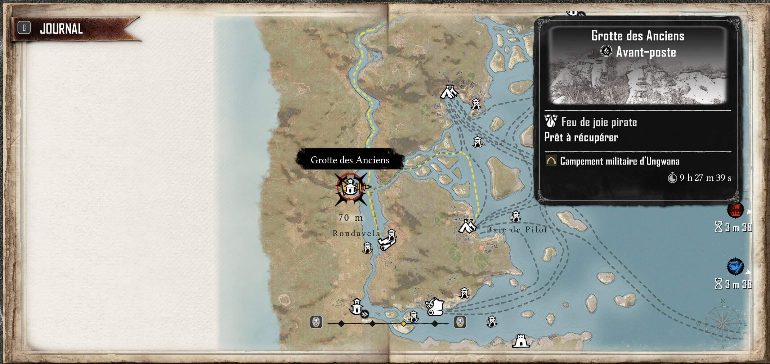 treasure map location