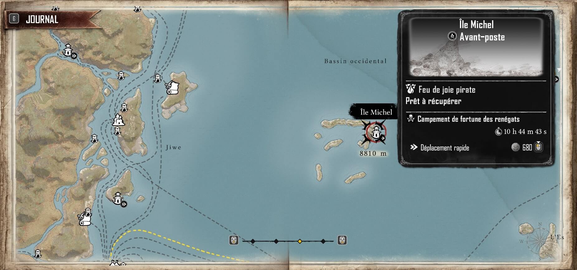 treasure map location