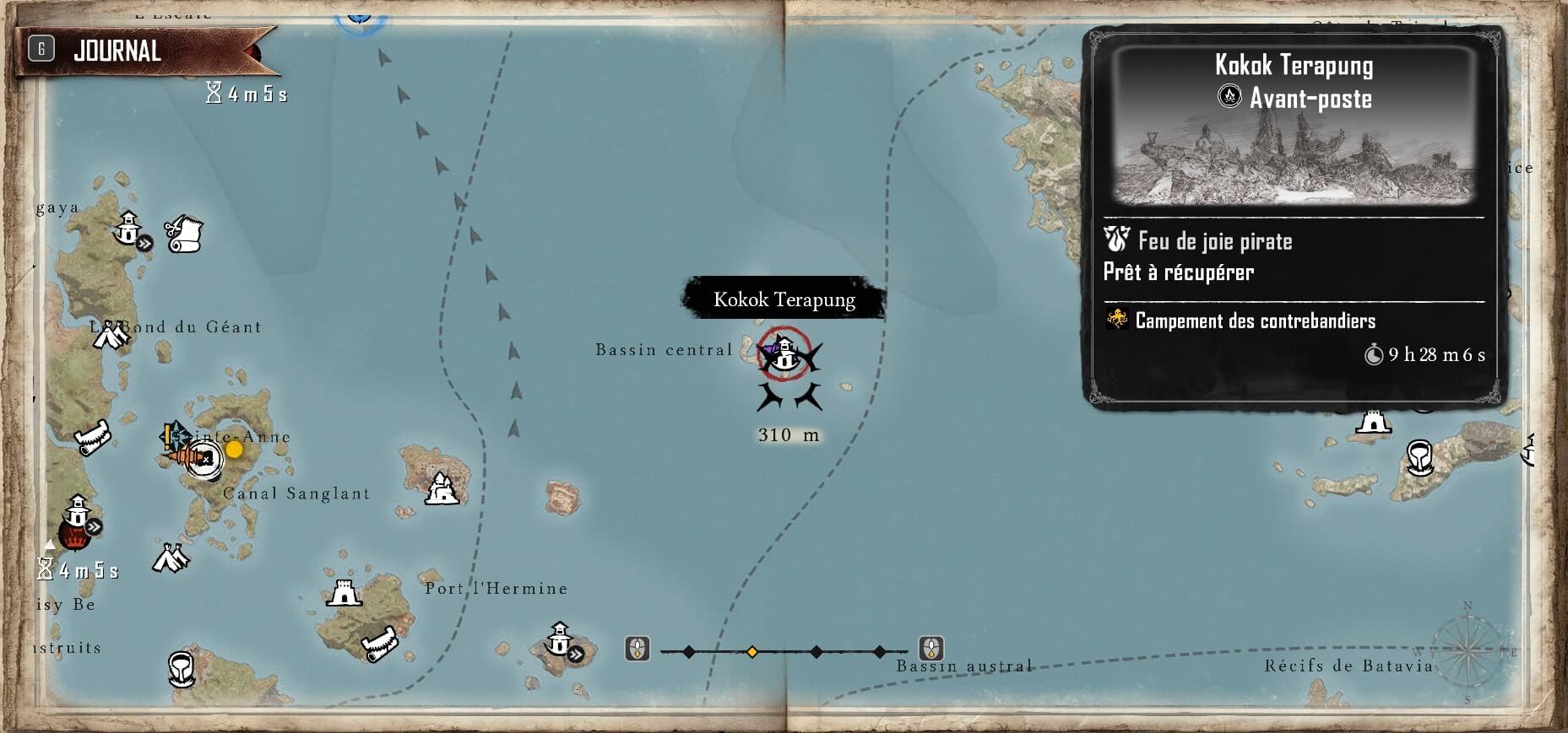 treasure map location