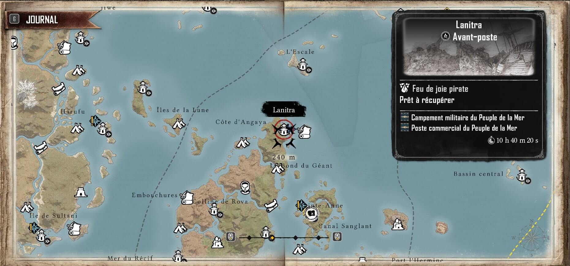 treasure map location