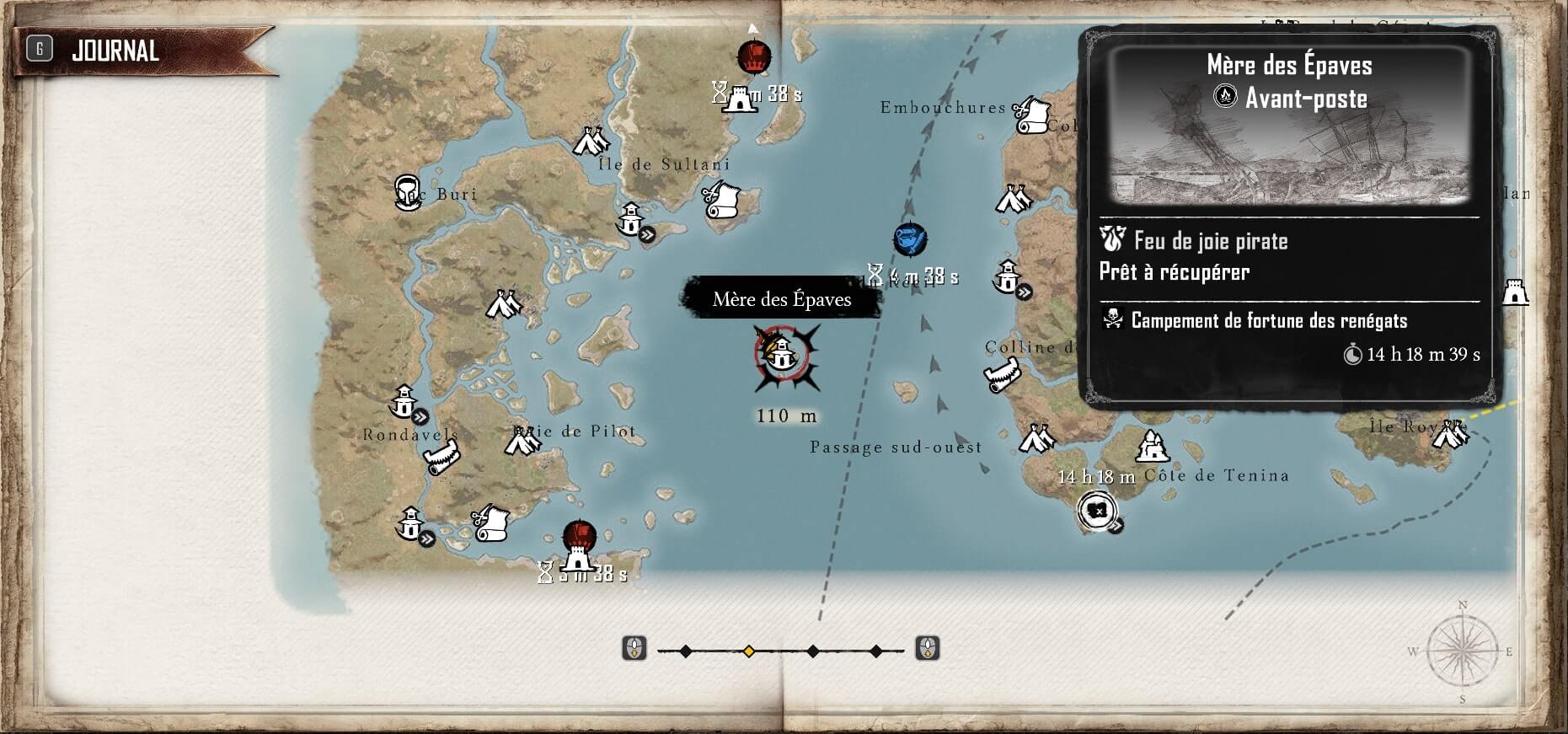treasure map location