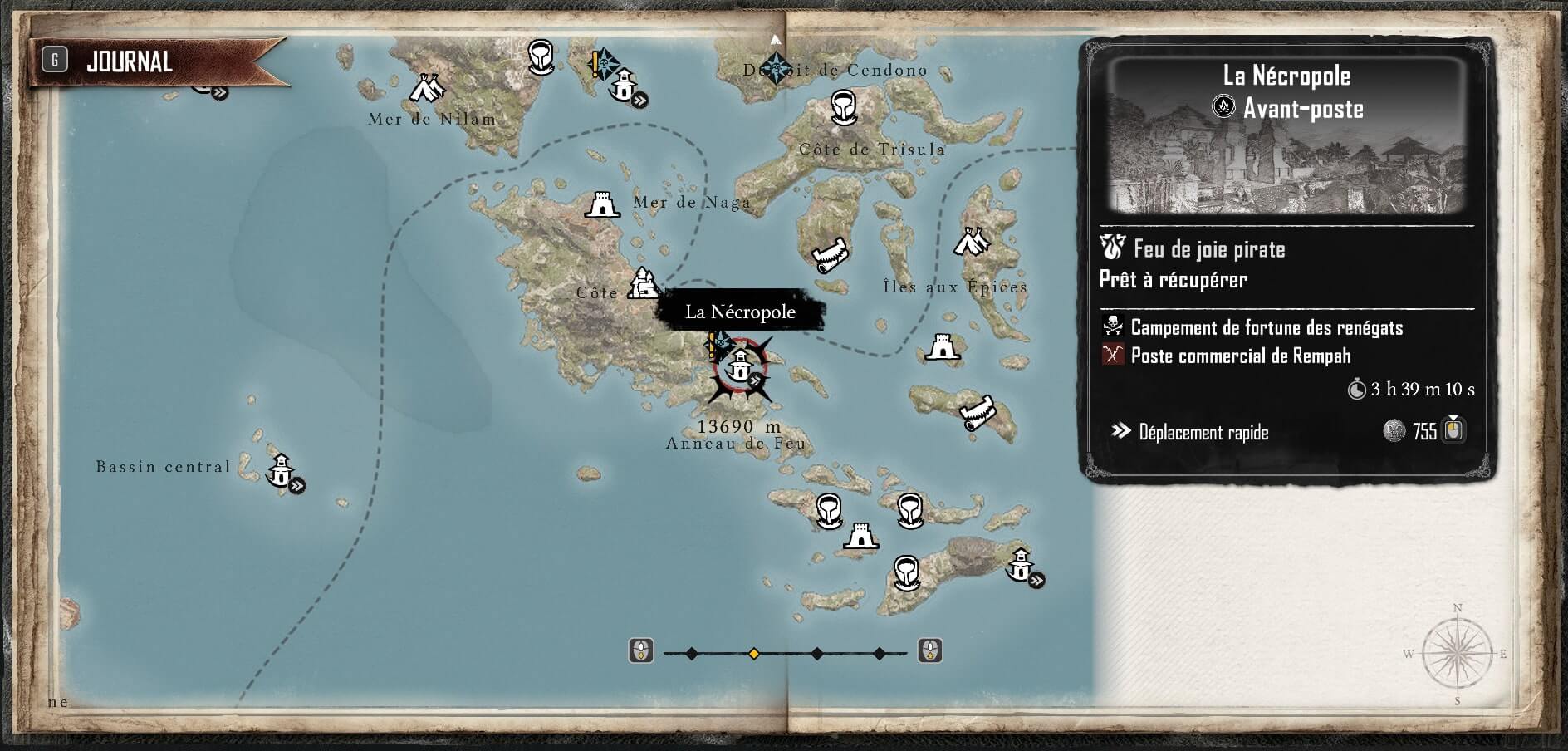 treasure map location