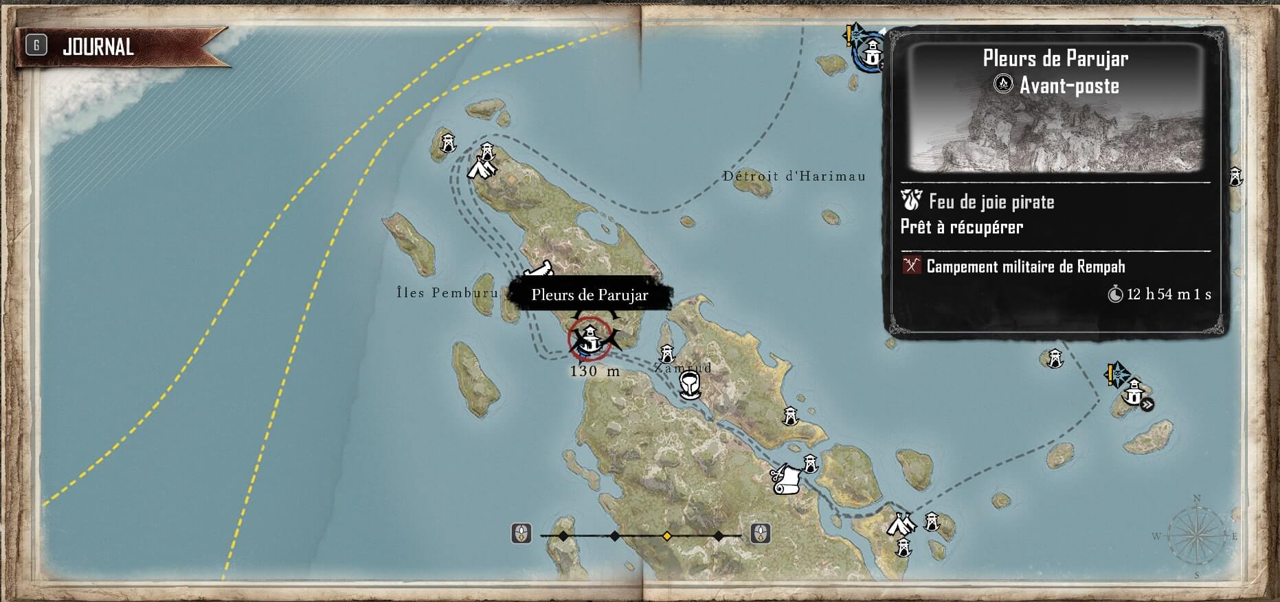 treasure map location
