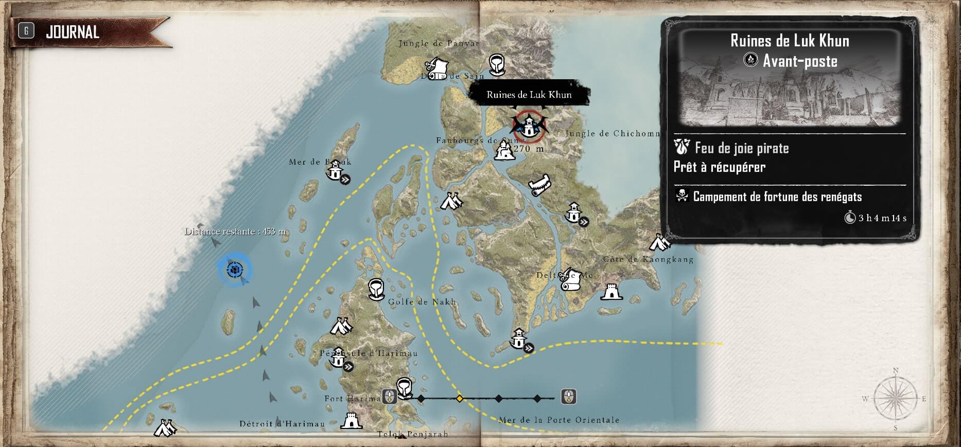 treasure map location