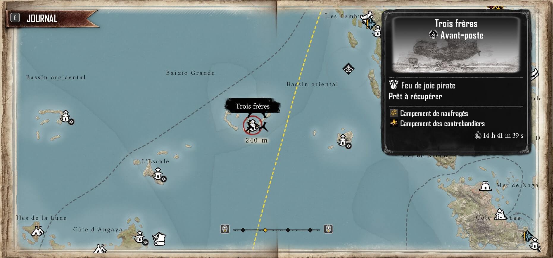 treasure map location